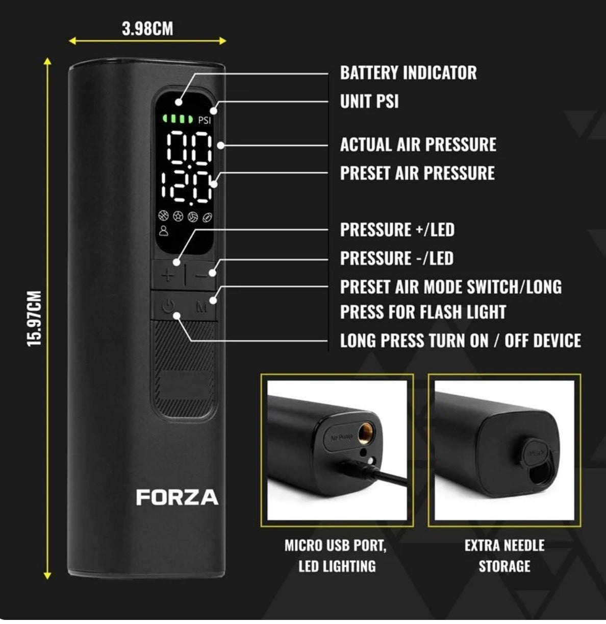 FORZA DIGITAL BALL PUMP ONLY