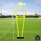 FORZA 3ft Mini Airflow Football Mannequins [Pack of 1/Pack of 3]
