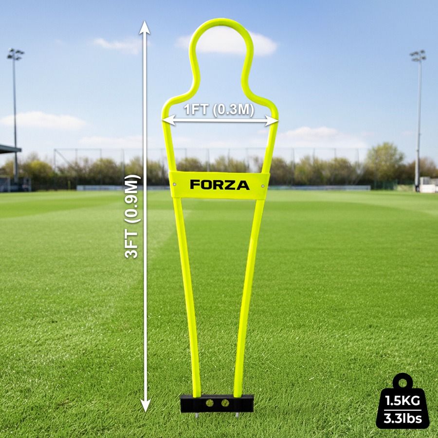 FORZA 3ft Mini Airflow Football Mannequins [Pack of 1/Pack of 3]