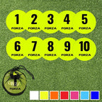 FORZA Numbered Flat Disc Markers [Pack of 10]