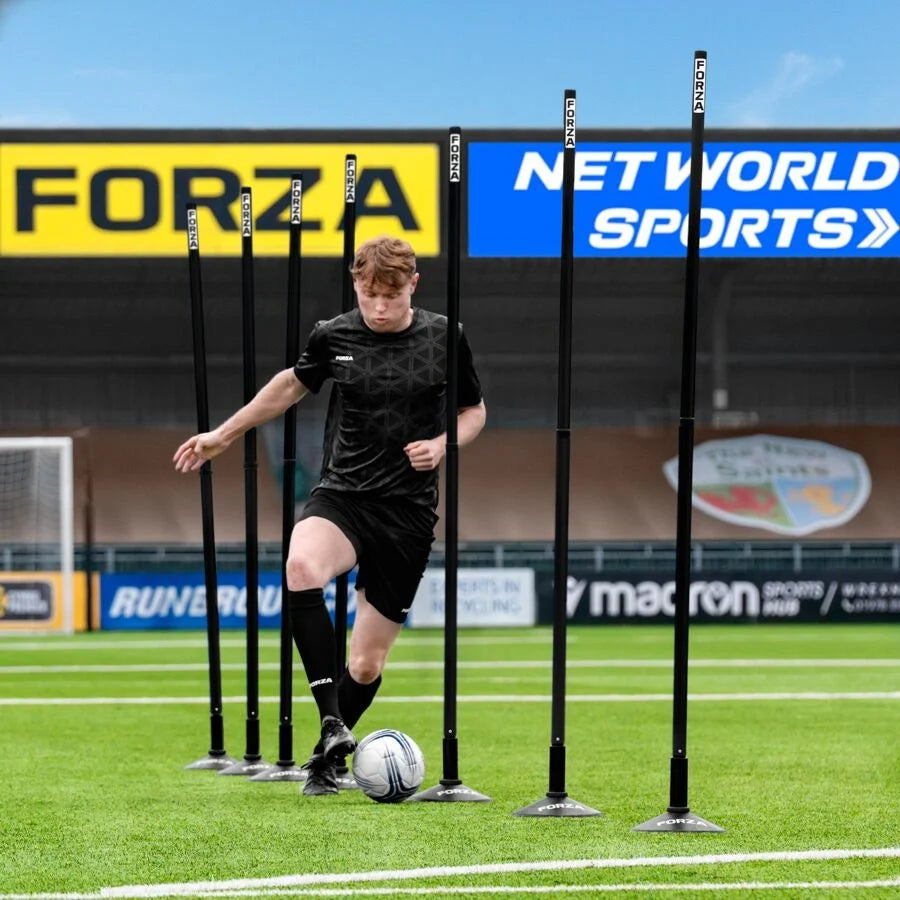 FORZA Telescopic Slalom Poles [Pack of 8] - 8x Colours