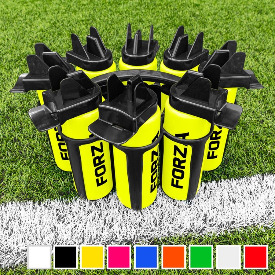 8 FORZA Hygiene Bottles (1 Litre) & FORZA Stackable Water Bottle Carrier