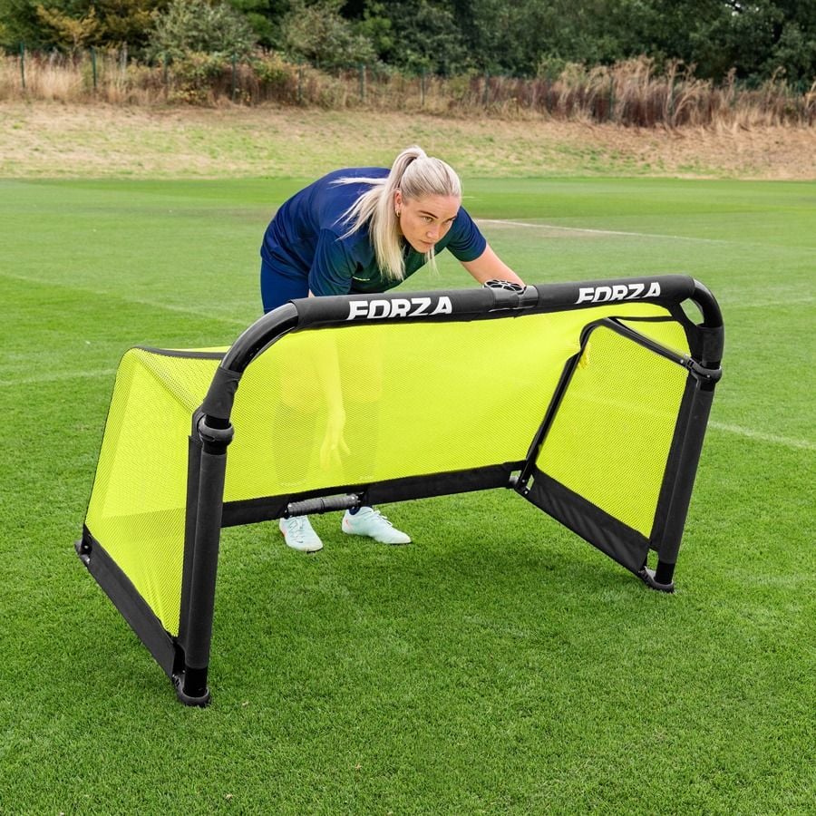 FORZA POD GOAL – PRO ALU50 Folding Football Goal [4x Sizes]