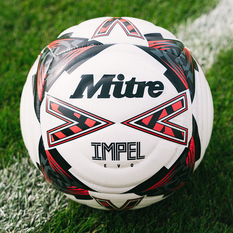 Mitre Impel Evo 24 Football - White/Black/Red