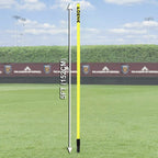 FORZA 5ft Spring Loaded Slalom Training Poles [8 Pack] - Fluro Yellow