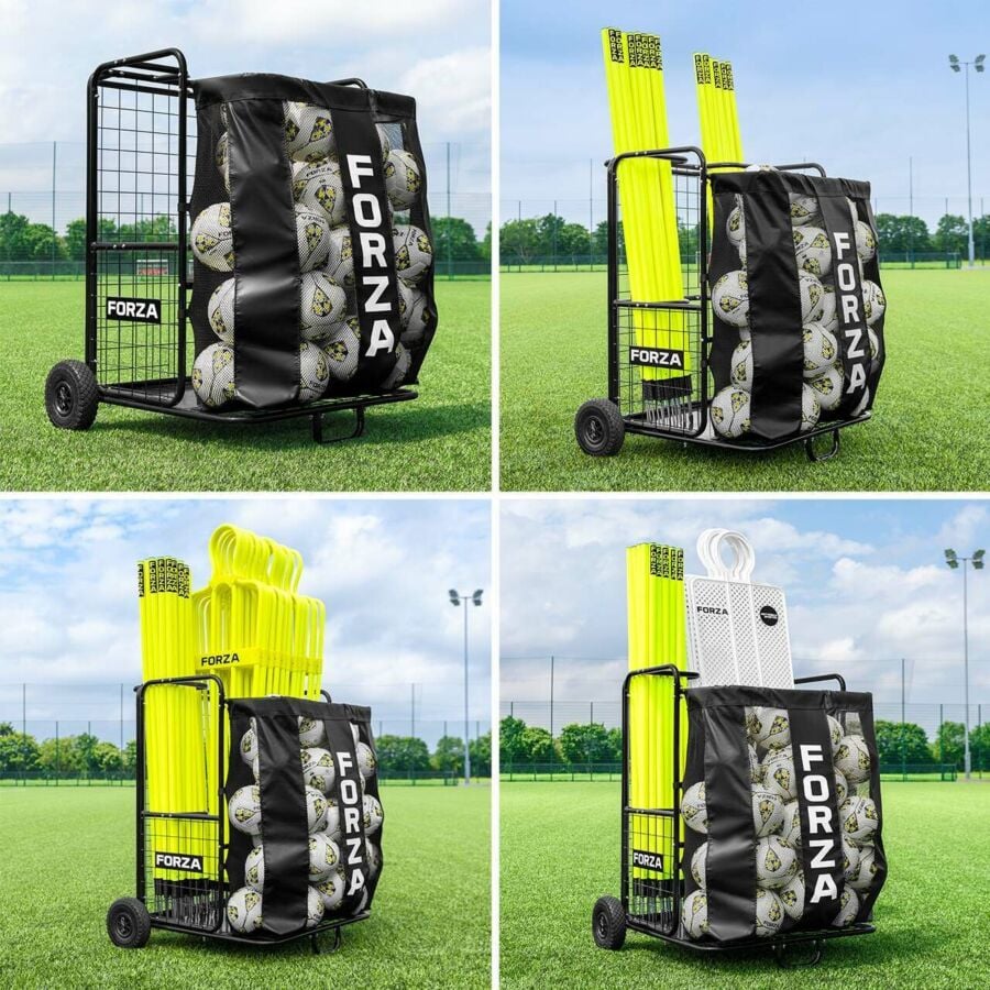 FORZA Sports Equipment Storage Trolleys [2x Sizes]